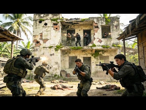 Action Movie! Special forces raid a gang base, battling 1,000 mercenaries and rescuing hostages!
