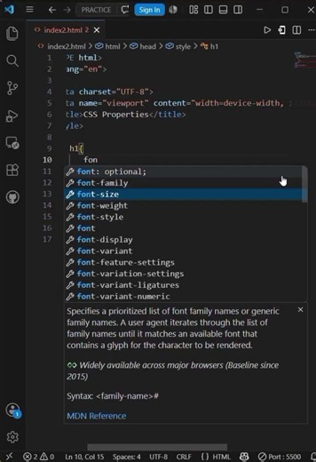 CSS Basic Properties ✨| #shorts #viral #short
