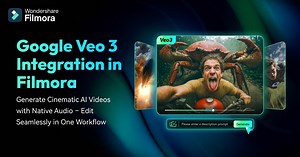 Google Veo 3 Comes to Filmora - Enjoy AI Video With Audio