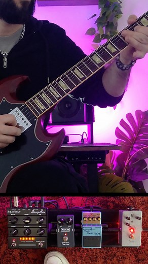 64K views · 426 reactions | ️ Pedal Power Meets Pure Tone ️ The Hughes & Kettner StompMan shines in a flexible pedalboard setup: various boost and overdrive pedals in front of the amp, a modulation pedal in the switchable FX loop, and the Solo Boost for instant cut and clarity. Thanks Riccardo Gioggi #hughesandkettner #technologyoftone #guitaramplifier #pedalboardamp #pedalboard #guitarpedals #pedalboardoftheday #guitarpedals | Hughes & Kettner | Facebook