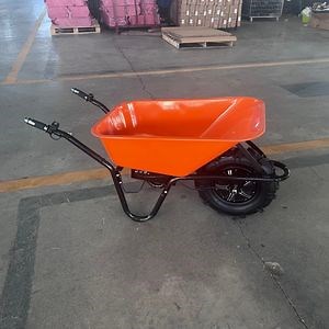 [Hot Item] 330 Lbs Heavy Duty Cheap Electric Wheel Barrow Industrial Building Metal Pallet Wheelbarrow