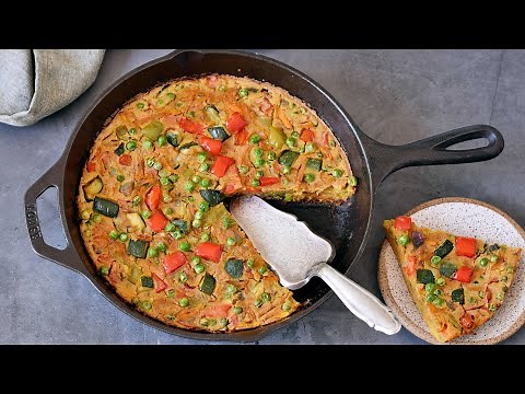 Delicious Vegan Frittata | Egg-Free, Soy-Free, Easy Recipe
