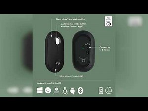 Review: Logitech Pebble Mouse 2 M350s Slim Bluetooth Wireless Mouse, Portable, Lightweight, Cu...