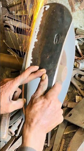 Making a New Butcher Toka from Sharpen | Blacksmith Forging Skill | Handmade Blade #blacksmithtools