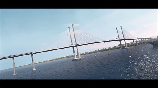 35K views · 190 reactions | WATCH || New Demerara River Bridge design and construction animation. The bridge is one of the flagship projects of the President Dr. Mohamed Irfaan Ali-led Administration and a key manifesto promise. (Video: Ministry of Public Works/ FB) | News Room | Facebook