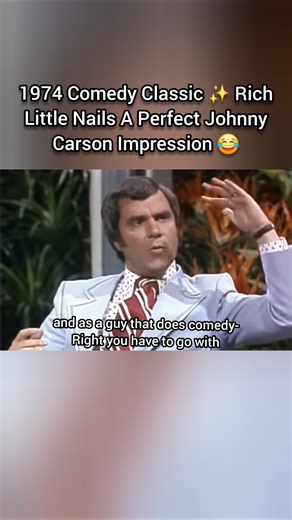 1974 Comedy Classic ✨️ Rich Little Nails A Perfect Johnny Carson Impression 😂