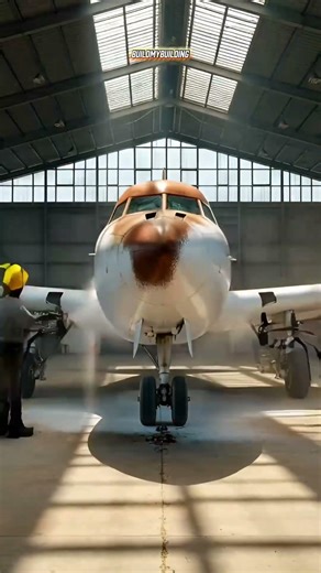 Abandoned Old Airplane Restoration | Satisfying Timelapse Transformation #shorts