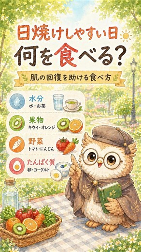 日焼けしやすい日に何を食べる？管理栄養士が解説