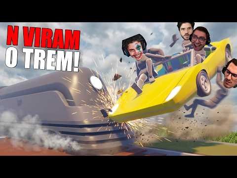 As Aventuras Youtuber de Alanzoka, Bistecone e JazzGhost no Turbo Dismount 2