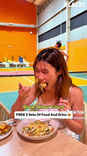 Indoor Pickleball Court in Stylish Café in Subang Jaya