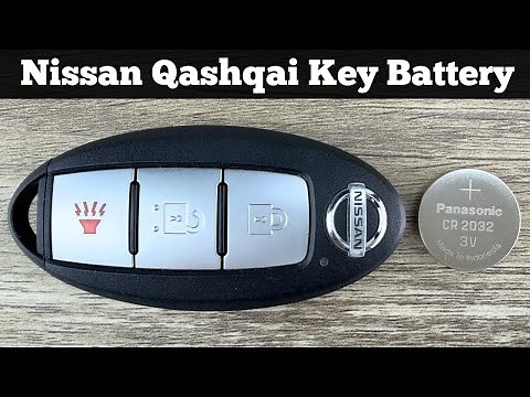 2019 - 2023 NISSAN QASHQAI Key Fob Battery Replacement - How To Replace Change Remote Batteries