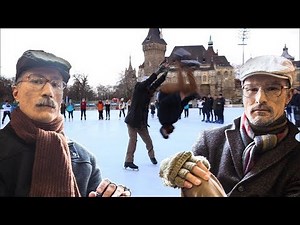 Old Man Ice Skating Prank PART 2 / Backflip on ice / Acroice - 1Funny.com