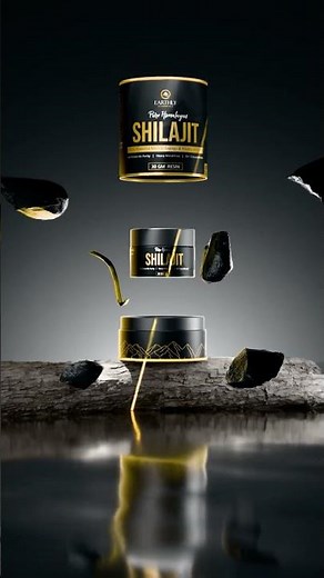 3D product ad for Shilajit | Done from Scratch in Blender #3dproduct #ad #blender #modeling #aitrend