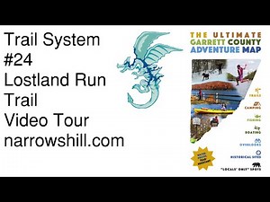 Trail #24 (Lostland RunTrail) from the ULTIMATE Garrett County Adventure Map