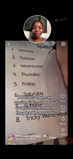 When i forgot to do homework with my child