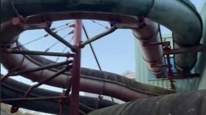 Inside abandoned Irish Waterworld with mouldy slides and MICE