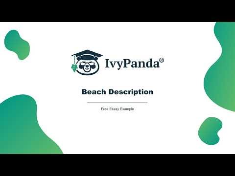 Beach Description | Free Essay Example