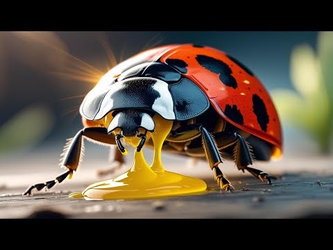 Ladybugs’ Secret Defense: The Stinky Surprise From Their Feet!