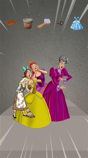 Cinderella vs Three Girls #shorts #roblox