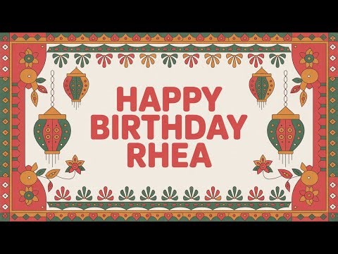 Rhea Birthday Song Bengali afroswing Bengali Happy v1