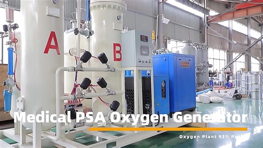 NUZHUO PSA Automatic O2 Production Machine Energy Saving Design for Oxygen Gas Generation Unit 220v Air Compressor Core