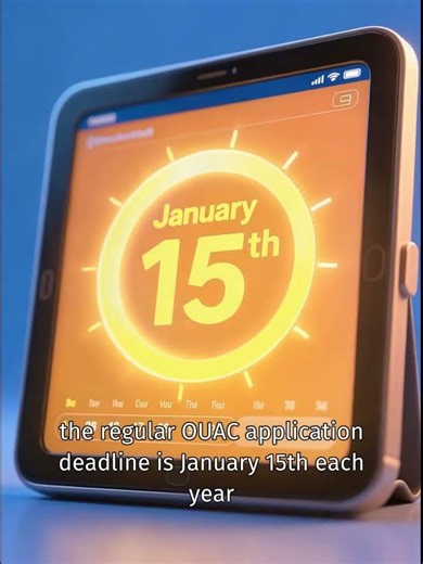 OUAC Ontario University Application Deadline