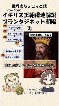 イギリス王朝爆速解説プランタジネット朝編② #世界史 #shorts