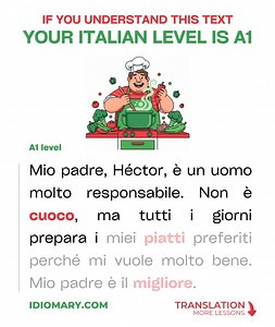 🥕 Short Italian reading for practice | Learn Italian