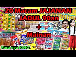 20 Jajanan dan Snack JADUL Tahun 90an!! ENAK dan UNIK