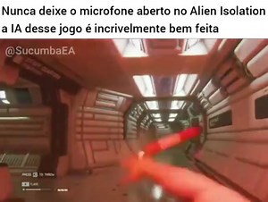 Sobre o Alien Isolation... 😂 Os jogos deveriam usar mais essa função de microfone | Reviews de Games