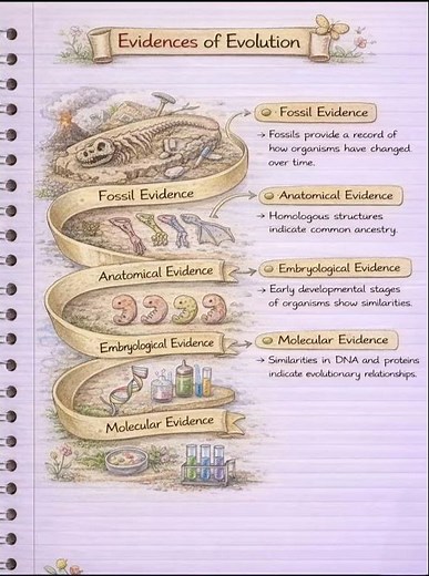 Evolution Explained | Full Chapter | Class 12 | #neet#biology#science#shorts#exam