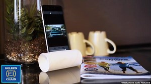 19 reactions | Golden Chain travel tip #7 A cardboard tube will amplify the sounds of your phone speakers, and turn it into a portable stereo! | Golden Chain Accommodation | Facebook