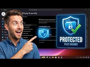 Windows 11 - Enable this to Protect files from Ransomware attack!
