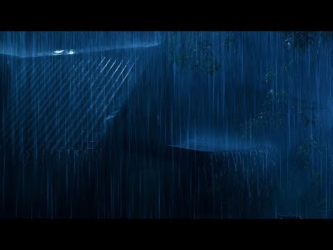 Fall Asleep Easily in 2 Minutes with Powerful Rain on Metal Roof & Mighty Thunder on Stormy Night