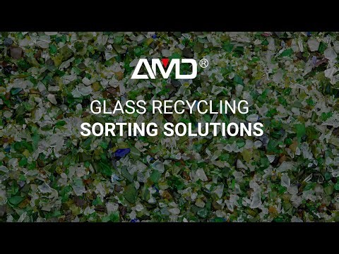 AMD® OPTICAL SORTNG SOLUTIONS FOR GLASS RECYCLING #GLASSSORTINGMACHINE