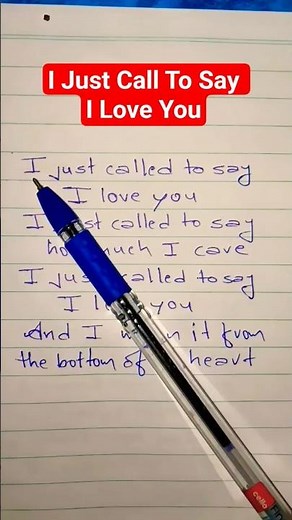 I Just Call To Say I Love You Lyrics - Stevie Wonder #lyricsvideo #singandlearn #english #song #yts