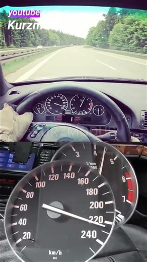 BMW E39 540i MANUAL V8 2002 TOP SPEED TEST DRIVE #bmwe39