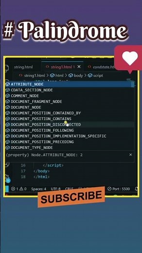 Palindrome Checker in JS 🔄| #frontendcourse #javascript #coding #webdevelopmet #webdeveloper