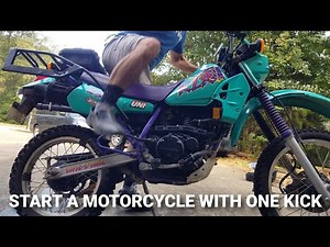 How to Kick Start a Motorcycle on the 1st Kick