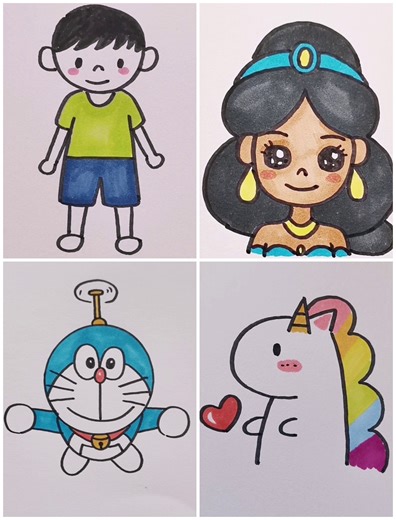 853K views · 3.1K reactions | Learn to Draw Simple Drawings - Suitable for Kids & Beginners | Kidpid | Facebook