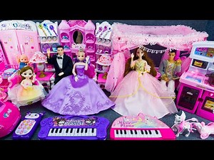 20 Minutes Satisfying With Unboxing Wedding Barbie Family Playset, Cute Doll Toys ASMR | Review