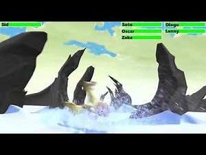 Ice Age (2002) Final Battle with healthbars 1/3