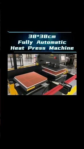Teach you step-by-step to operate a fully automatic heat press machine. #heattransfermachine