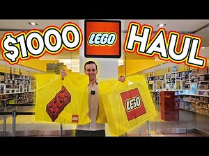 Spending $1000 at the LEGO Store!