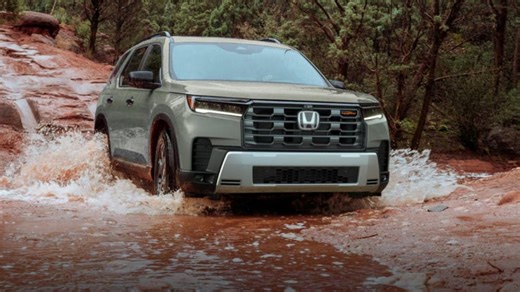 Facelift Honda Pilot TrailSport (2026) in Ash Green Metallic – alle Details