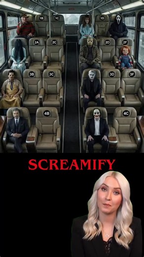 Screamify on Instagram: "Pop question 👀 You get on a city bus late at night… you only get one seat. Which one are you choosing? 🚌😈 #HorrorTok #HorrorCommunity #HorrorFans #ScaryMovies #CreepyVibes #FinalGirlEnergy #ChooseWisely #PsychologicalHorror #HorrorReels #DarkQuestions"