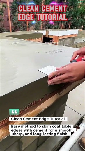 Clean Cement Edge Tutorial for Perfect Smooth Concrete Finishing Every Time