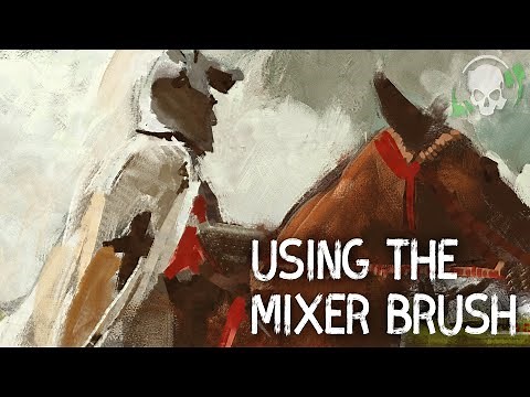 Using The Mixer Brush Tool