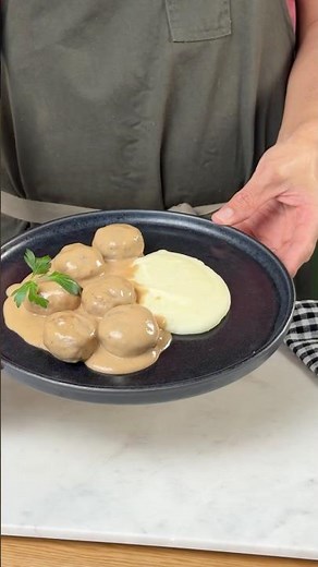 Swedish Meatballs in Creamy Sauce | The Easiest and Most Delicious IKEA-Style Recipe