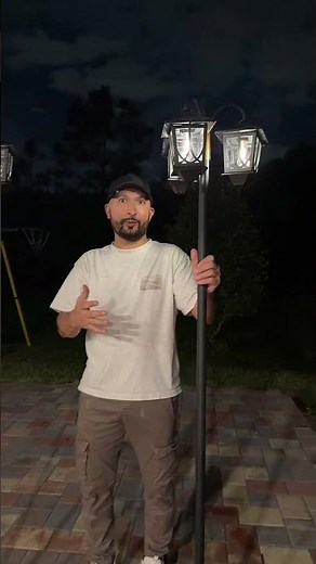 These solar post lights upgraded my backyard and comes with all hardware and super easy to install